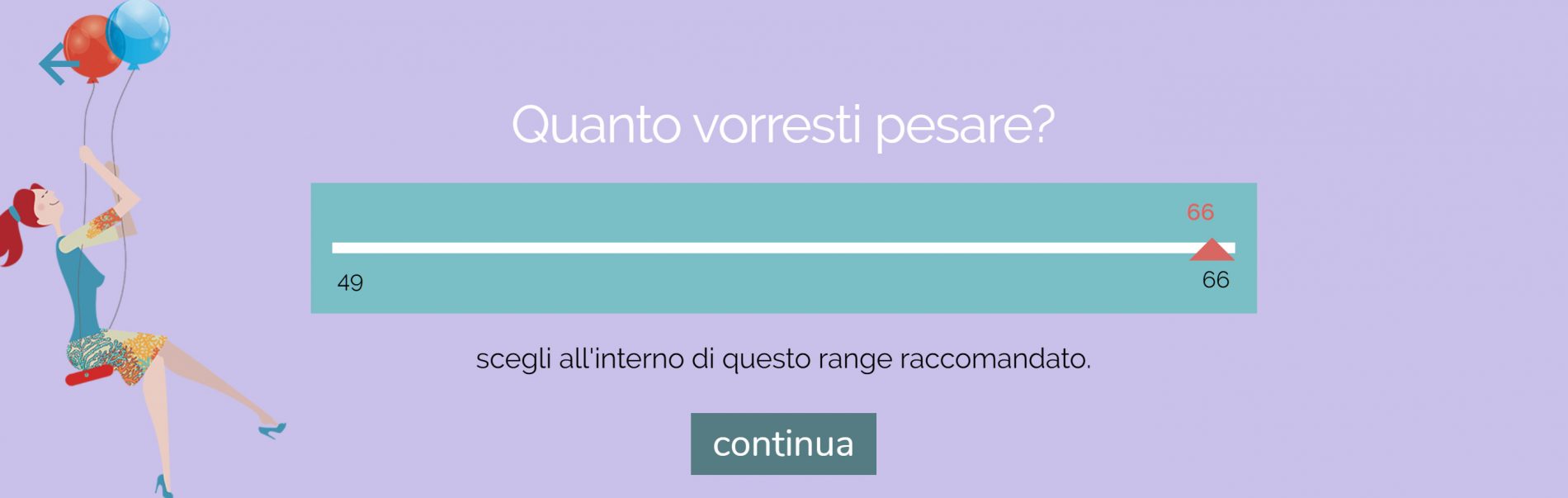 Dieta Melarossa: la guida per iscriverti 3 dieta melarossa guida iscrizione: scelta obiettivo peso