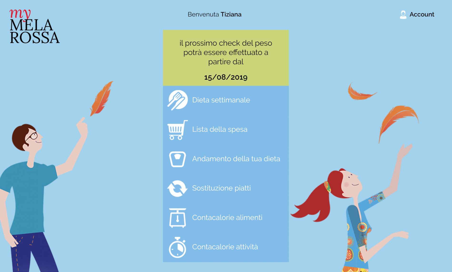 Dieta Melarossa: la guida per iscriverti 10 dieta melarossa: area personale myMelarossa