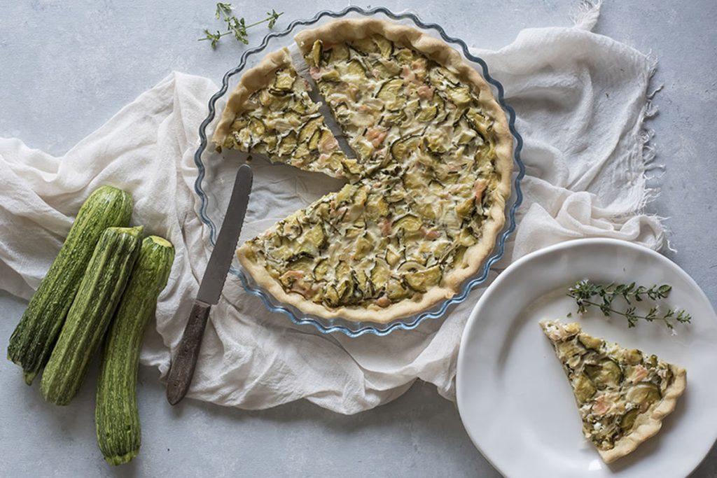 5 ricette facili e veloci per festeggiare Ferragosto 4 ricette ferragosto quiche zucchine salmone yogurt