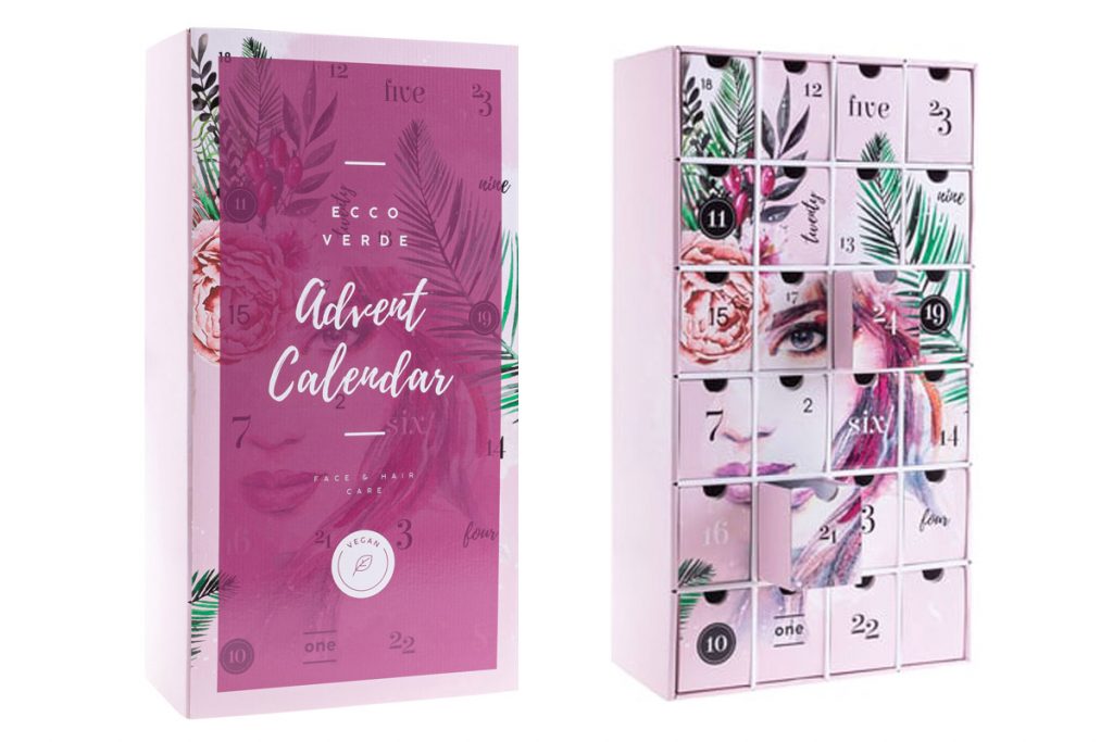 Calendari dell'Avvento: 10 proposte beauty e benessere da regalare o regalarti 6 Calendari Avvento Natale 2019 beauty Ecco Verde