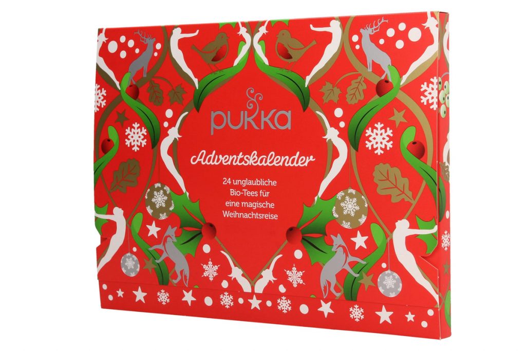 Calendari dell'Avvento: 10 proposte beauty e benessere da regalare o regalarti 8 Calendari Avvento Natale 2019 food Pukka tisane