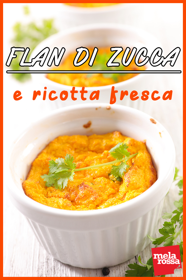 Flan di zucca e ricotta fresca 2 flan zucca