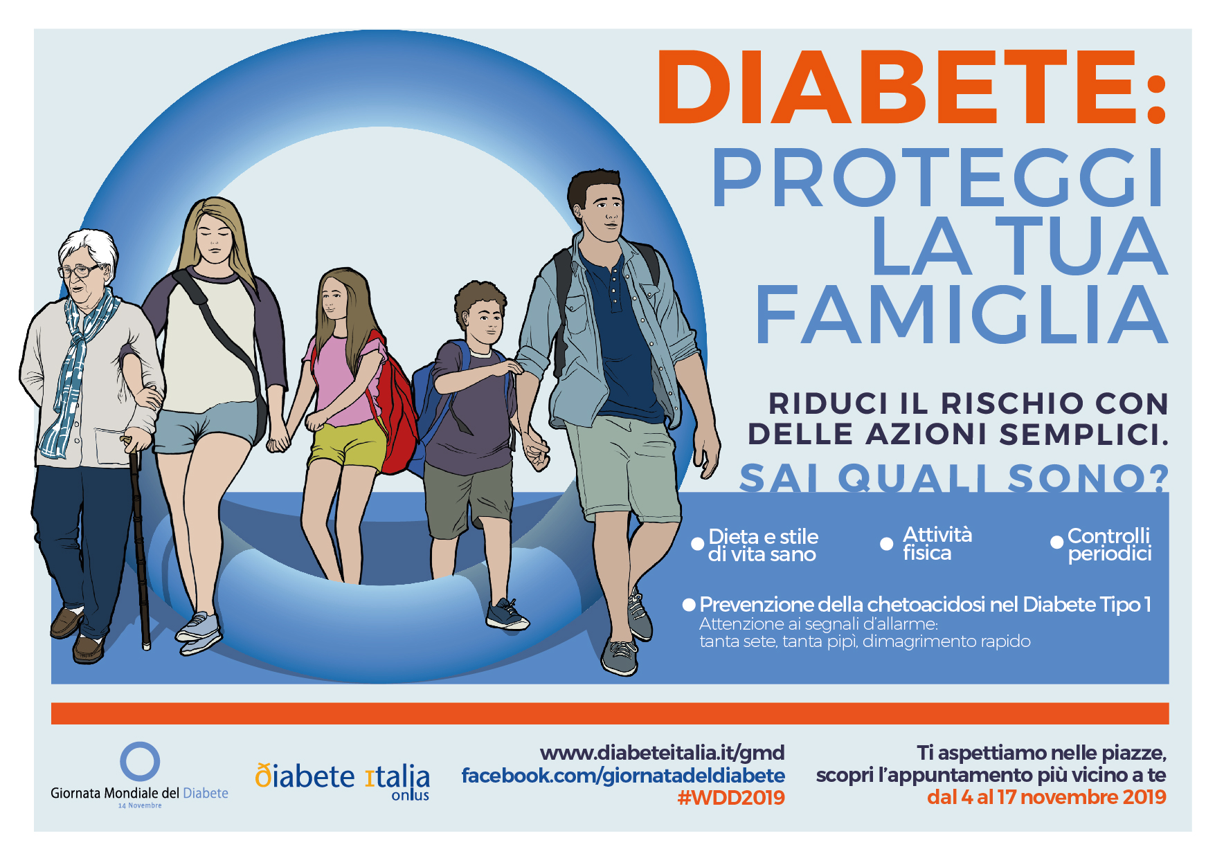 Giornata Mondiale del Diabete: punti informativi e screening per scoprire se sei a rischio 1 Giornata Mondiale del diabete