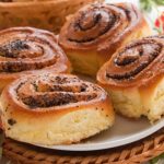 Girelle di zucca con salvia e rosmarino, panini soffici e speziati 1 girelle zucca