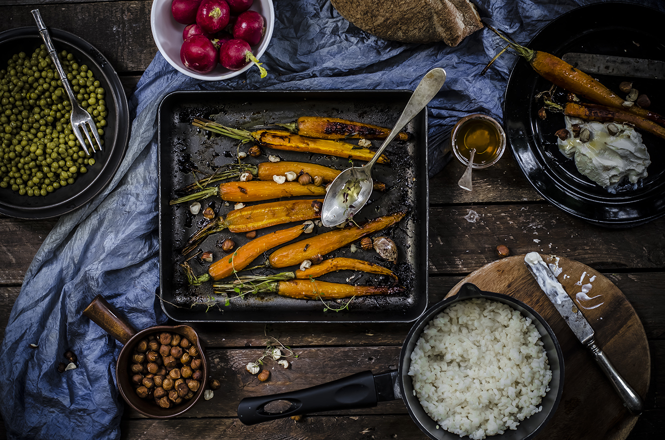 Miele: che cos'è, come viene prodotto, proprietà, benefici e ricette 32 carote arrosto miele timo verdure tostate