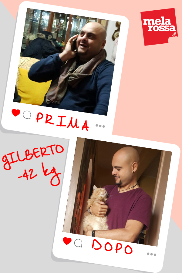 Gilberto, - 42 kg con Melarossa: “Io sono rimasto strabiliato da questa dieta!” 1 pin testimonial