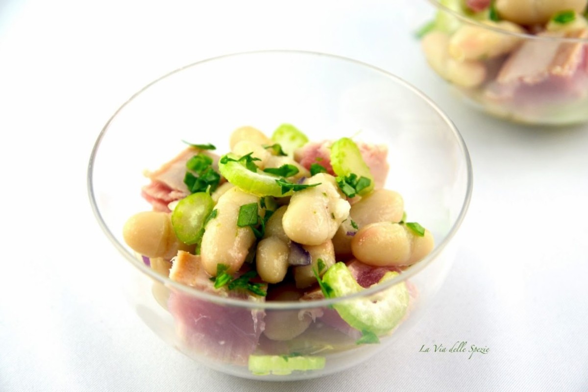 Bicchierini per finger food, le ricette da mangiare in piedi 2 insalata di tonno e cannellini