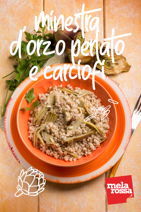 Minestra di orzo perlato e carciofi 2 minestra orzo carciofi
