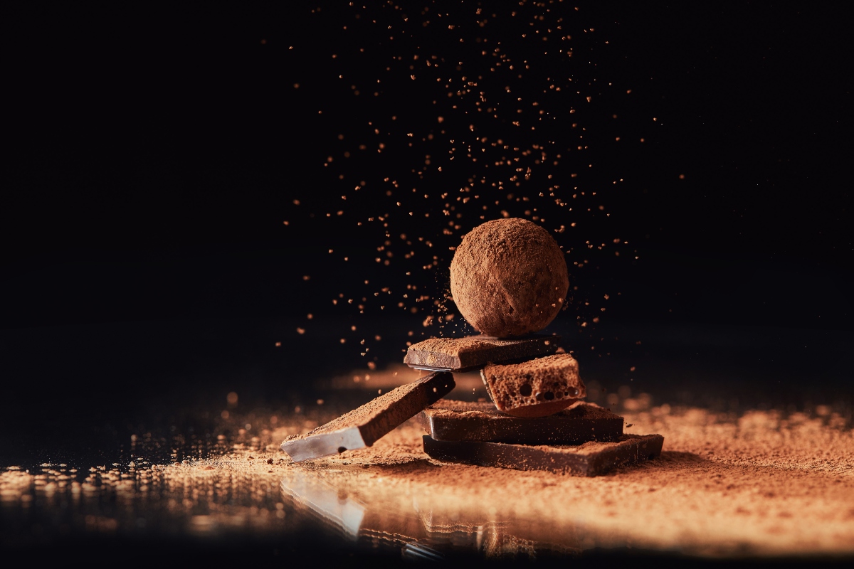 10 ricette per riciclare il cioccolato dell'uovo di Pasqua 8 tartufi al cioccolato light
