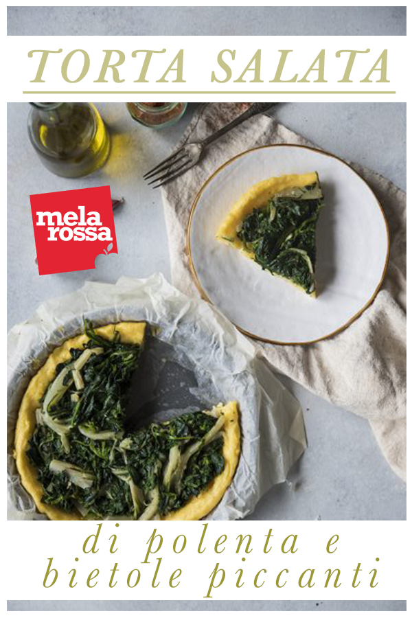 Torta salata di polenta e bietole piccanti 9 torta salata