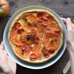 Torta salata con pomodori e stracchino 1 torta salata con pomodori e stracchino