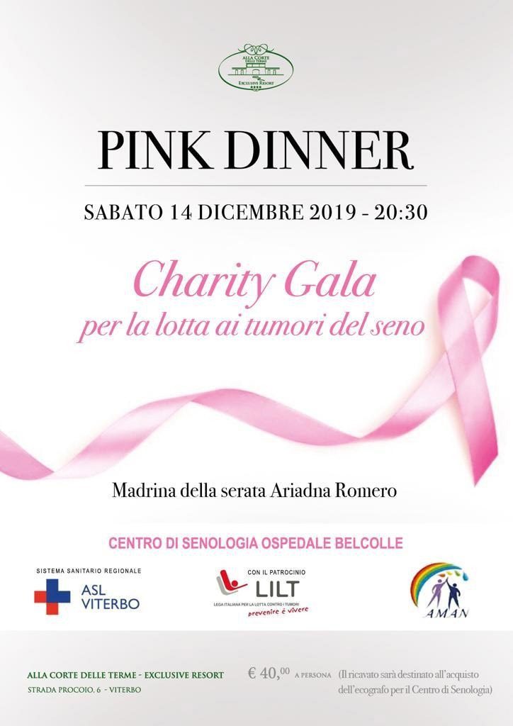 Tumore al seno: una cena "in rosa" per donare un ecografo al Centro di senologia di Belcolle 1 tumore seno cena di gala centro belcolle viterbo