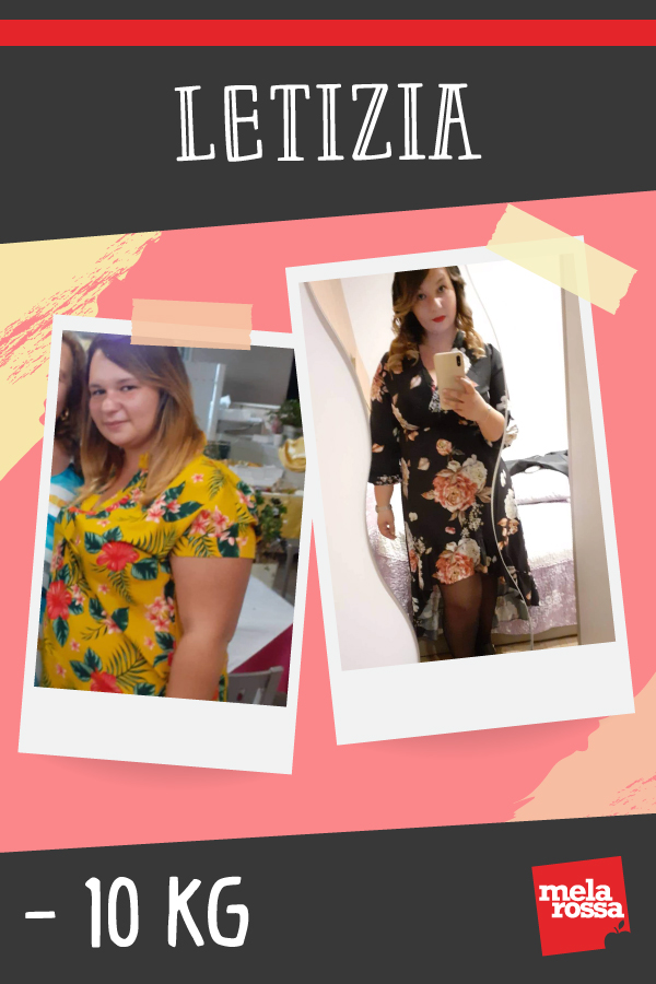 Letizia, -10 kg con Melarossa: “Per la prima volta, non vedo l’ora di continuare una dieta!” 1 pin testimonial