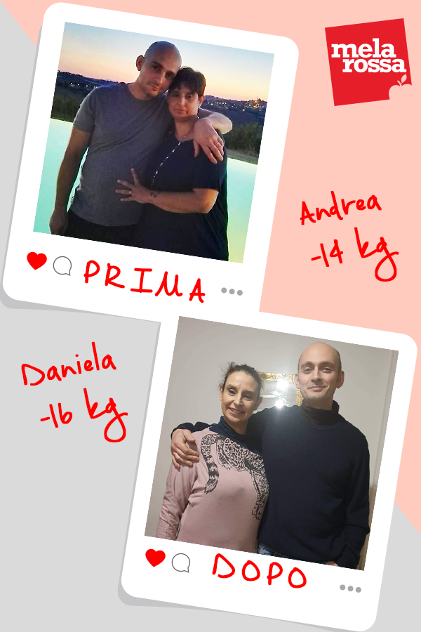 Daniela e Andrea, -16 e -14 kg : "Fare la dieta insieme è stato molto più bello!" 1 pin daniela andrea