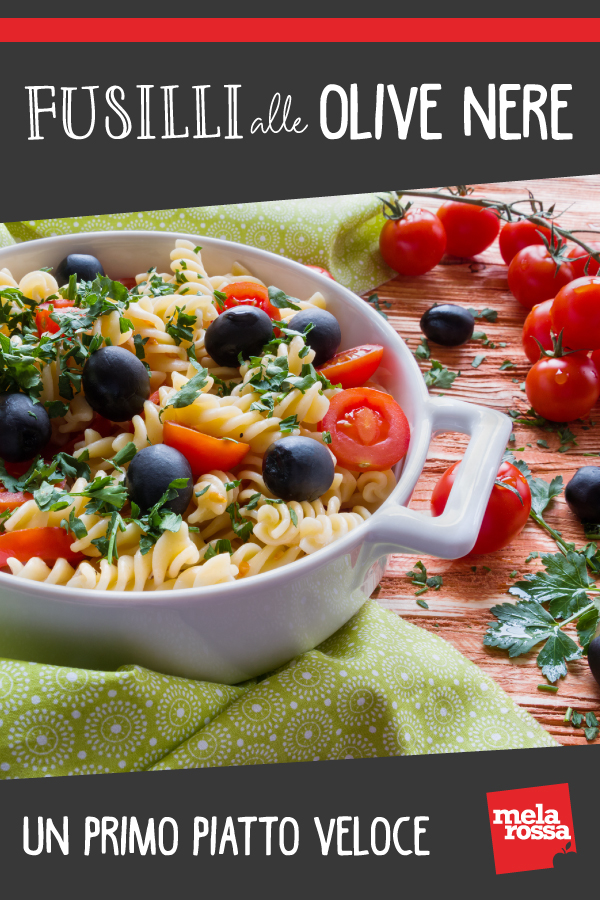 Fusilli alle olive nere: un primo piatto veloce e gustoso 2 fusilli alle olive nere ricetta
