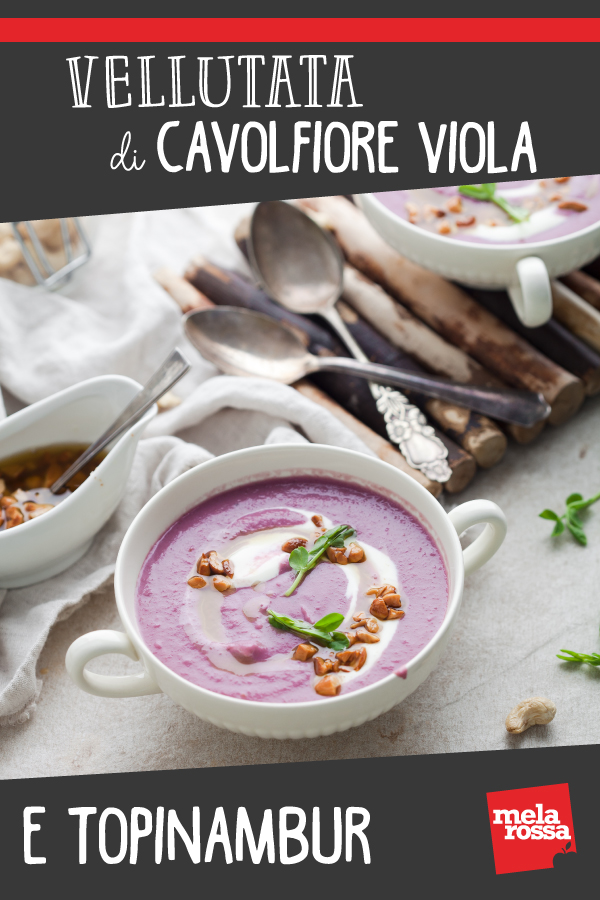 Vellutata di cavolfiore viola e topinambur 2 vellutata cavolfiore viola e topinambur