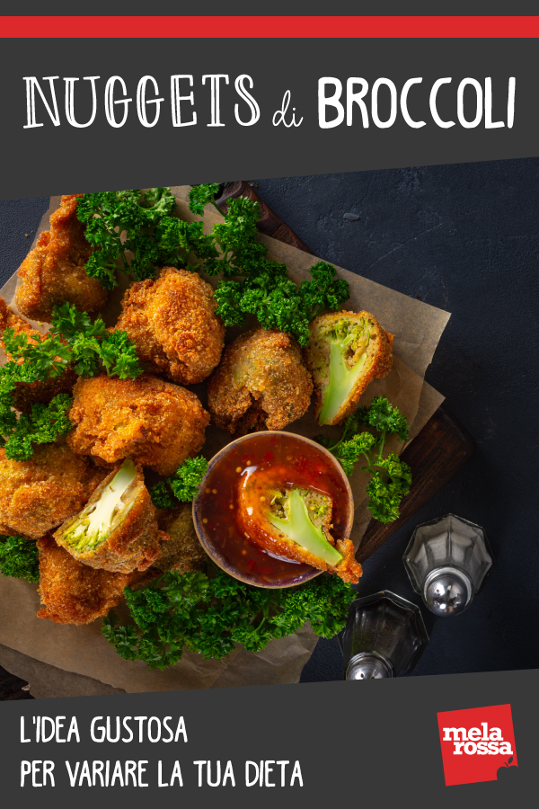 Nuggets di broccoli, l'idea gustosa per variare la tua dieta Melarossa 2 nuggets di broccoli