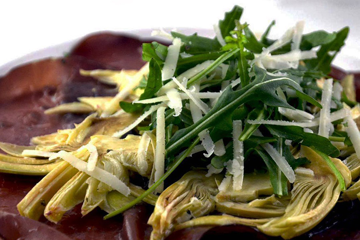 15 ricette con verdure di primavera, light e appetitose 5 carpaccio di bresaola con insalata di carciofi