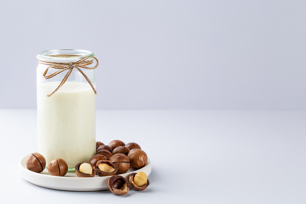 Noci di macadamia: cosa sono, benefici, valori nutrizionali, controindicazioni e usi in cucina 5 latte e olio di macadamia