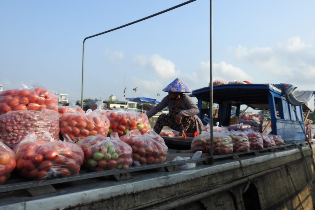 Viaggio in Vietnam: il Sud e il Centro tra templi, mare, frutta esotica e grattacieli 10 mercato galleggiante di cai rang 2