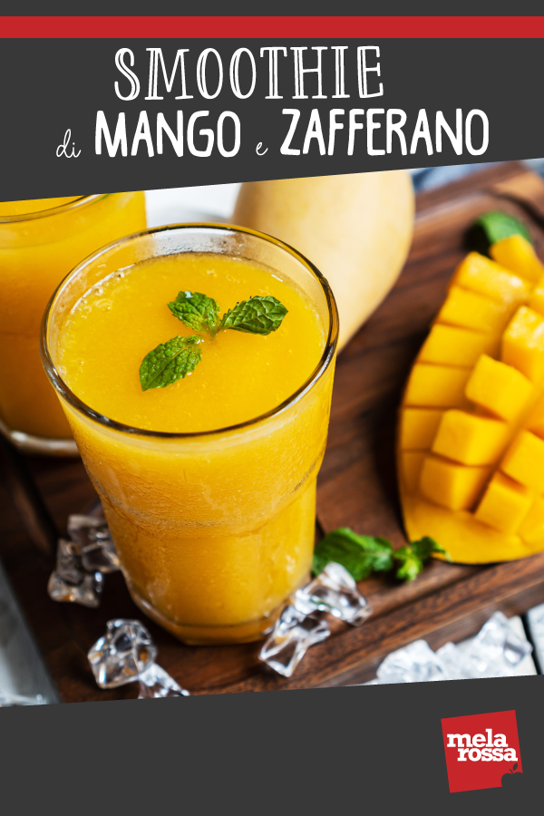 Smoothie di mango e zafferano 2 smoothie mango e zafferano