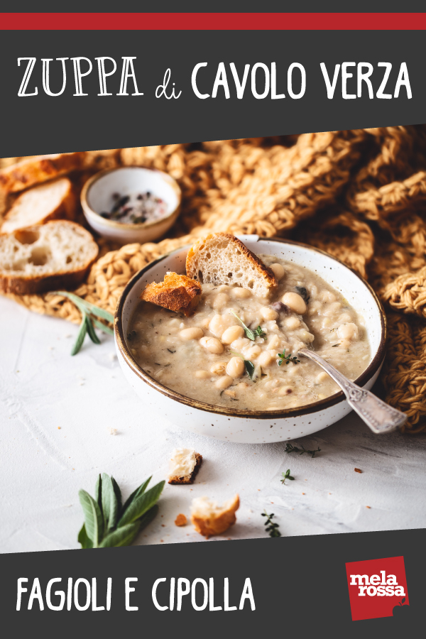 Zuppa di cavolo verza, fagioli e cipolla 2 zuppa di cavolo verza, fagioli e cipolla