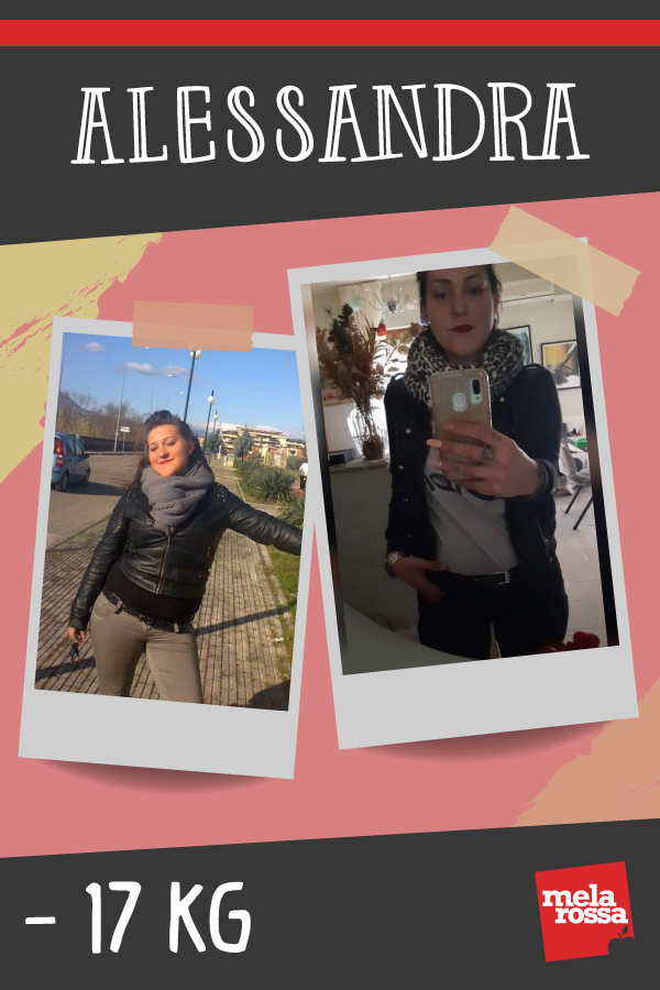 Alessandra, -17 kg con Melarossa: “Per me è stata una vera e propria rinascita!” 1 pin testimonial