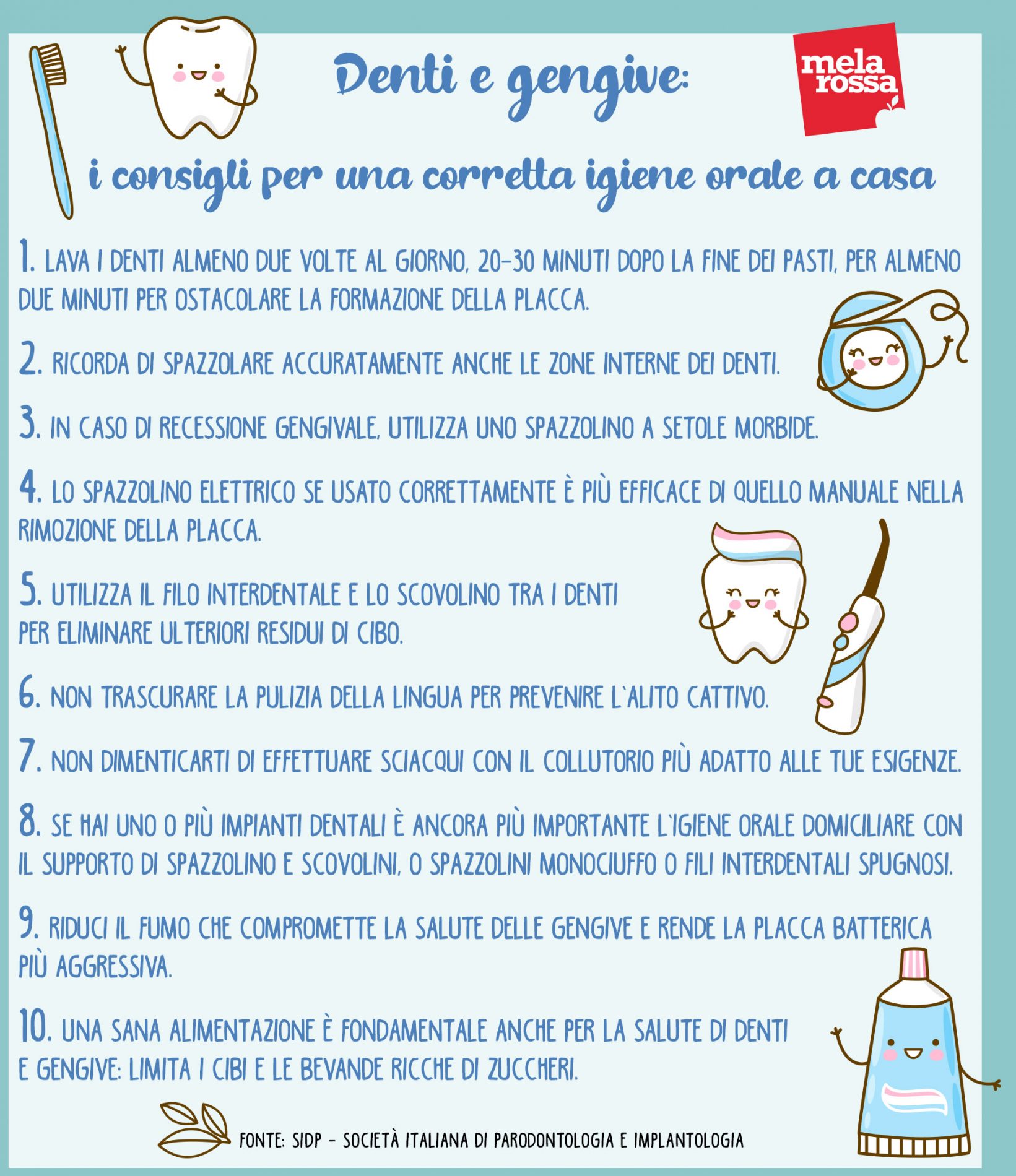 Denti: i consigli per mantenerli sani con una corretta igiene orale a casa 3 denti igiene orale casa consigli