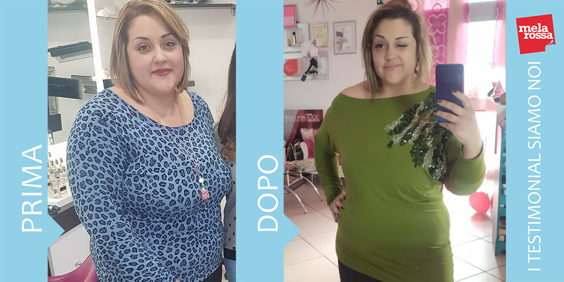 I testimonial di Melarossa: 6 storie di successo da cui lasciarti ispirare per dimagrire in salute 4 dieta melarossa serena 24 kg