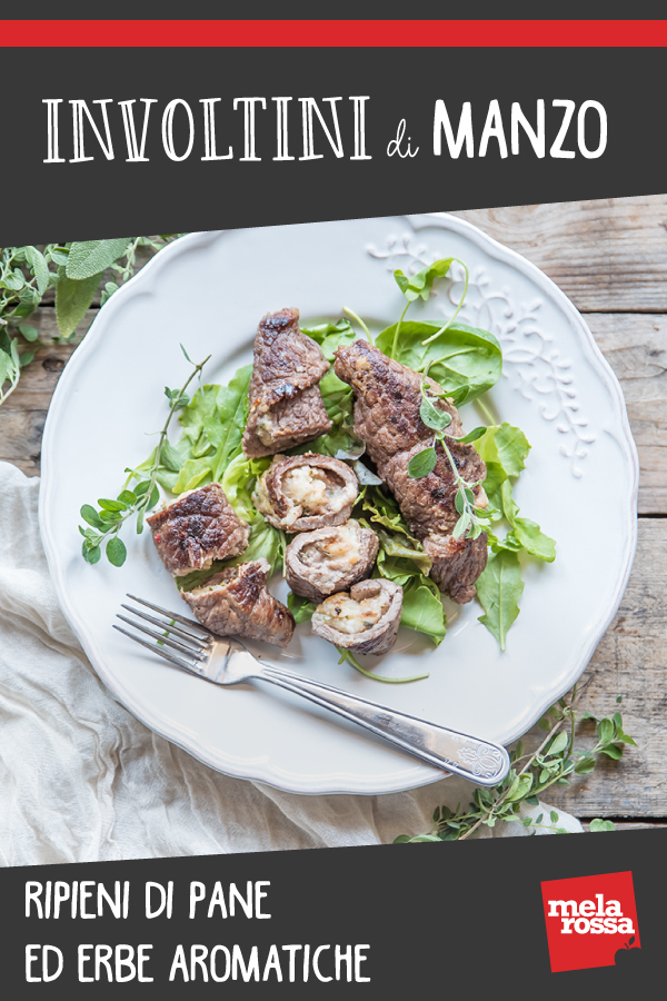 Involtini di manzo ripieni di pane ed erbe aromatiche 6 Involtini di manzo con pane ed erbe aromatiche