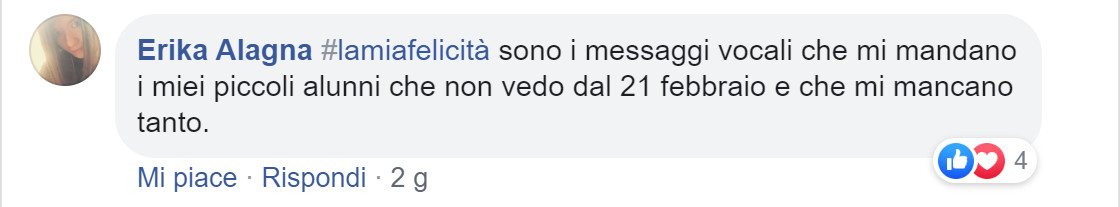 #lamiafelicità: i messaggi di speranza della community di Melarossa per combattere insieme la paura 3 #lamiafelicità erika alagna