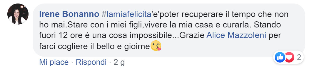 #lamiafelicità: i messaggi di speranza della community di Melarossa per combattere insieme la paura 15 #lamiafelicità irene bonanno