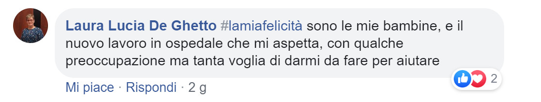#lamiafelicità: i messaggi di speranza della community di Melarossa per combattere insieme la paura 12 #lamiafelicità laura lucia de ghetto