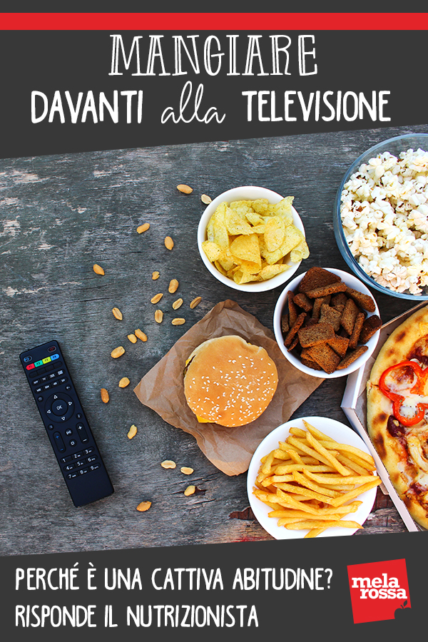 Perché mangiare davanti alla televisione è una cattiva abitudine? Risponde il nutrizionista 2 mangiare davanti alla televisione fa male