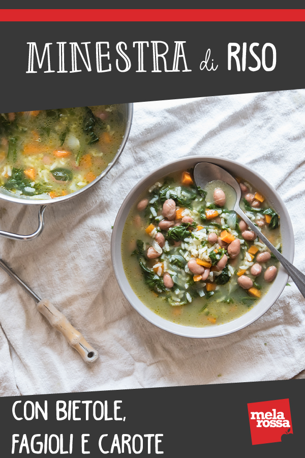 Minestra di riso con bietole, fagioli e carote 5 minestra di riso con bietola, fagioli e carote