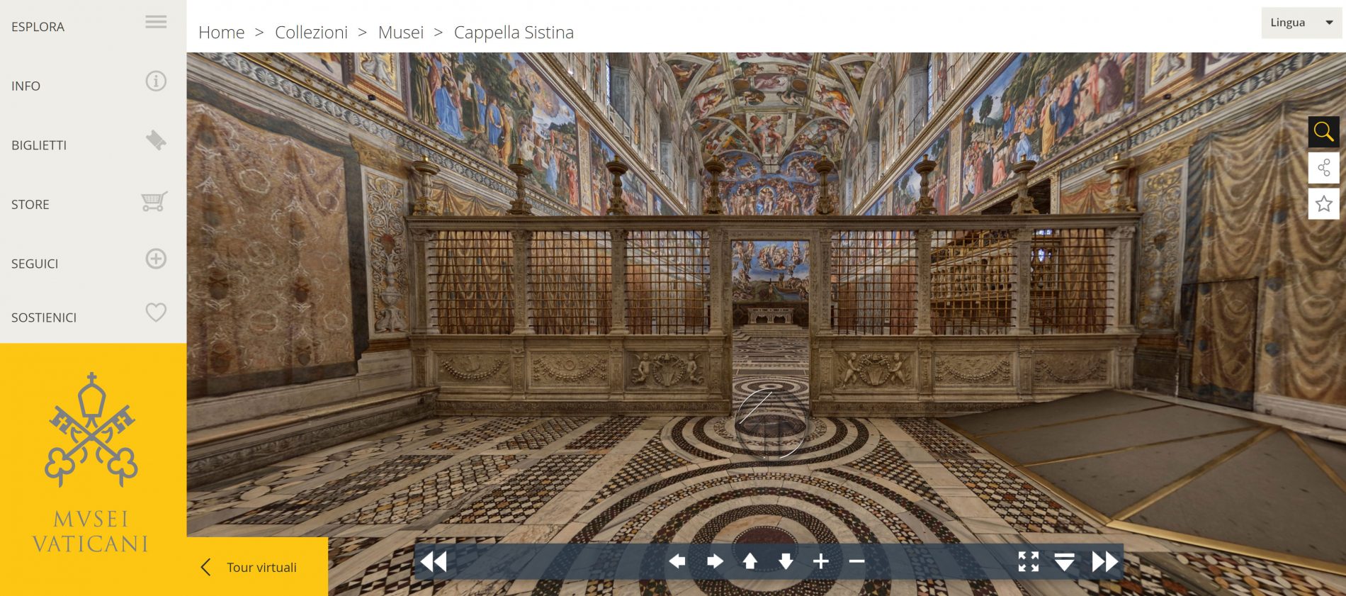 15 musei, mostre, luoghi d'arte e paradisi naturali da visitare virtualmente da casa con tutta la famiglia 1 musei vaticani cappella sistina tour virtuale