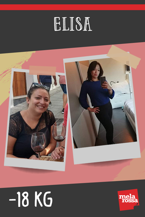 Elisa -18 kg con Melarossa: “Finalmente posso dire di essere capace di farcela!” 1 pin testimonial