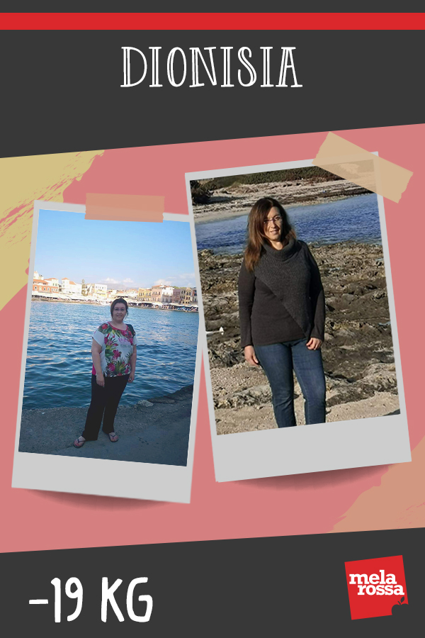 Dionisia, -19 kg con Melarossa: “Una dieta che ti fa stare bene!” 1 pin testimonial