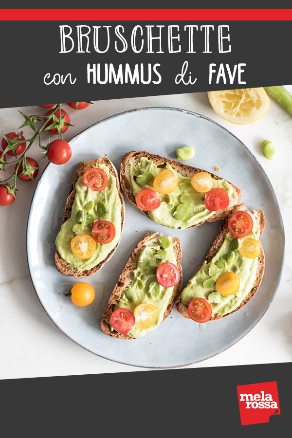 Bruschette con hummus di fave 7 Bruschette con hummus di fave