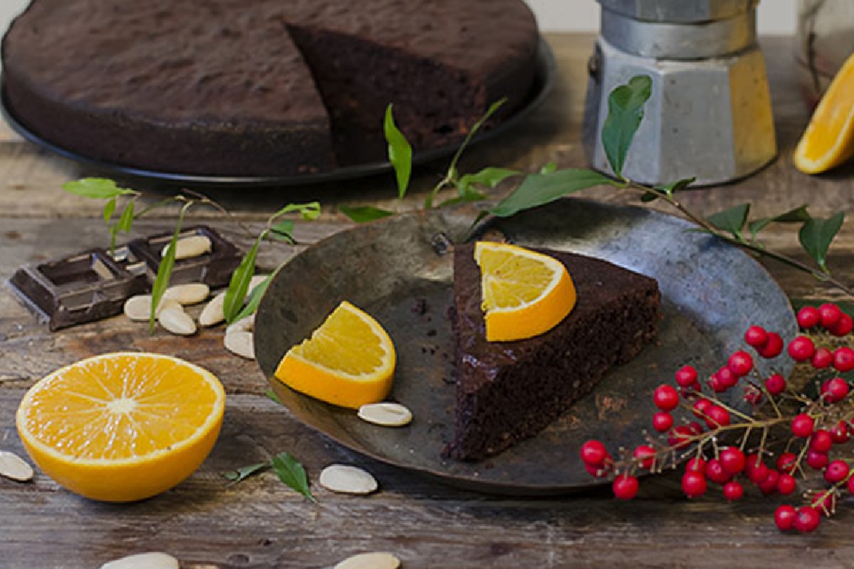 10 ricette per riciclare il cioccolato dell'uovo di Pasqua 10 torta caprese light senza burro