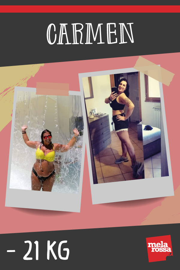 Carmen, -21kg con Melarossa: “Adesso posso dirlo: mi amo!” 1 testimonial melarossa carmen 21 kg