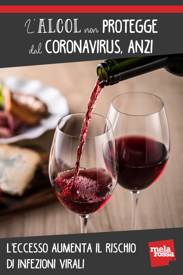 L'alcol non protegge dal Coronavirus, anzi: l'eccesso aumenta il rischio di infezioni virali 1 Coronavirus: alcol non protegge, aumenta rischio infezioni virali