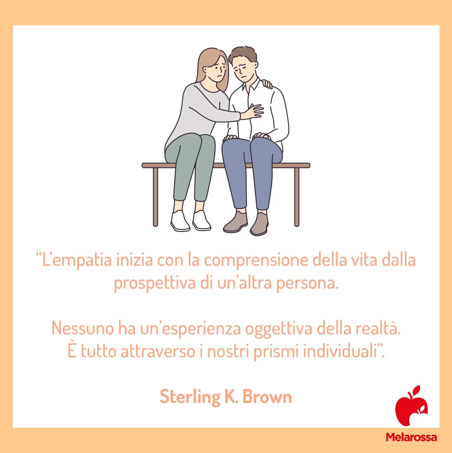Empatia: cosa significa, definizione e contrario 4 Una grafica con una citazione sull'empatia