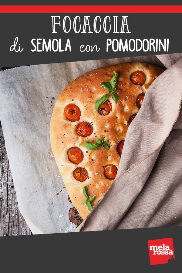 Focaccia di semola con pomodorini 2 focaccia semola