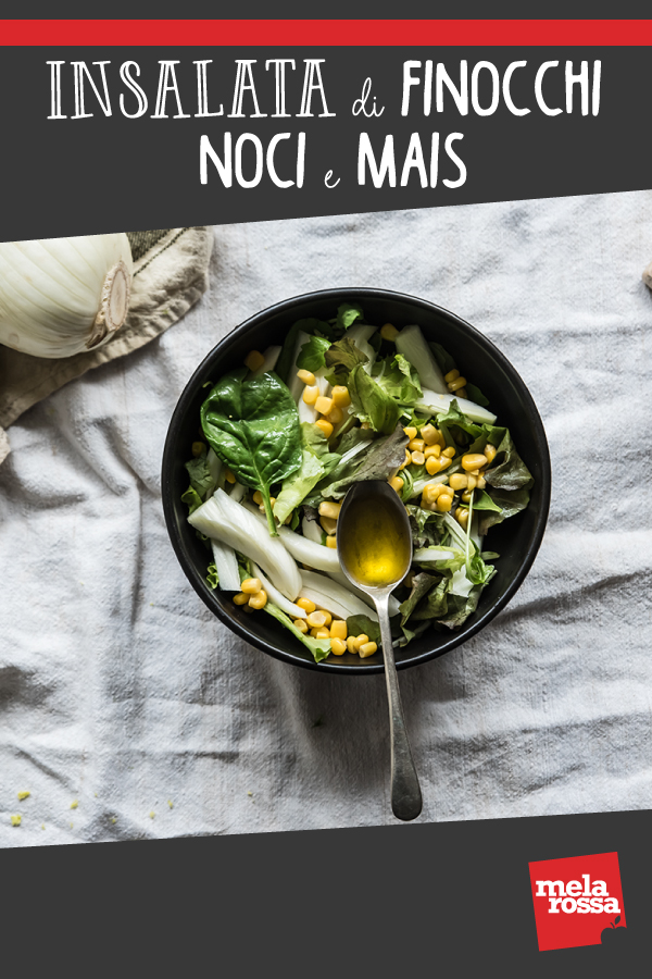 Insalata di finocchi, noci e mais 7 Insalata di finocchi, noci e mais