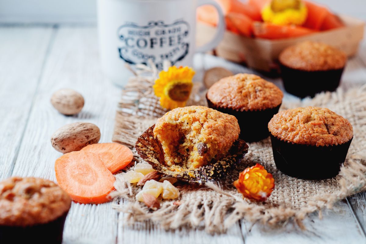 Muffin alle carote: la ricetta senza burro 2 muffin alle carote ricetta