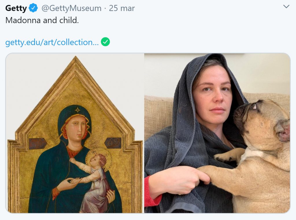 Coronavirus, il challenge del Getty Museum: ricrea la tua opera d'arte a casa. E i social si scatenano 15 museo getty challenge madonna and child