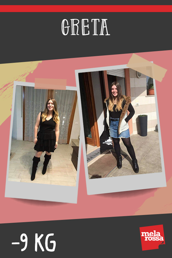 Greta, -9 kg con Melarossa: “Adesso mi vesto con cose che davvero mi piacciono!” 1 pin testimonial 1