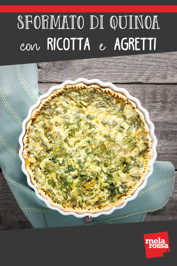 Sformato di quinoa con ricotta e agretti 2 Sformato di quinoa con ricotta e agretti