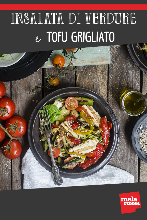 Insalata di verdure e tofu grigliato 6 Insalata di verdure e tofu grigliato